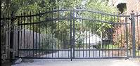 A Traditional Style Ornamental Double Drive Gate, Powder Coated In Black, Our Most Popular Color